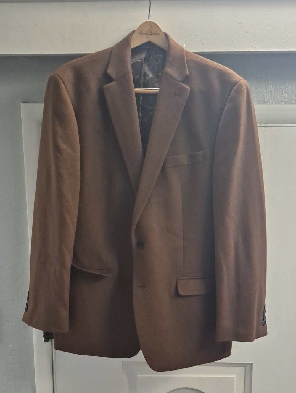 Lauren Ralph Lauren Men's Brown Single-Breasted Sport Coat Cashmere Wool Blend